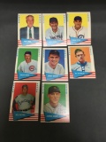 8 Card Lot of 1961 Fleer Baseball Vintage Cards from Collection