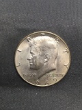 1969 United States Kennedy Silver Half Dollar - 40% Silver Coin from Estate