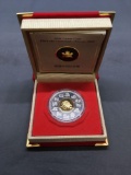 1 Troy Ounce Royal Canadian Mint Lunar Rat Silver Bullion Round Coin in Original Box