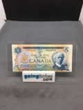 1972 Canada Lawson/Bouey $5 Bill Currency Note from Estate Collection