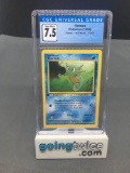 CGC Graded 1999 Pokemon Fossil 1st Edition #49 HORSEA Trading Card - NM+ 7.5