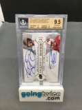 BGS Graded 2012 Exquisite Collection RUSSELL WILSON & Brock Osweiler ROOKIE AUTOGRAPH Football Card
