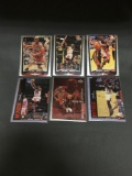 6 Card Lot of MICHAEL JORDAN Chicago Bulls Basketball Cards from Collection