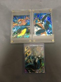 3 Card Lot of Vintage 1990's Super Hero Insert Trading Cards from Collection - Unresearched!