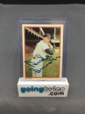 Hand Signed 1985 Circle K DUKE SNIDER Dodgers AUTOGRAPHED Vintage Baseball Card