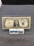 1957 United States Washington $1 Silver Certificate Bill Currency Note from Estate - STAR NOTE