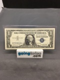 1957-A United States Washington $1 Silver Certificate Bill Currency Note from Estate