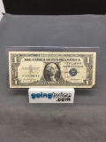 1957 United States Washington $1 Silver Certificate Bill Currency Note from Estate