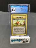 CGC Graded 2000 Pokemon Team Rocket 1st Edition #75 DIGGER Trading Card - NM-MT+ 8.5