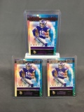 3 Card Lot of 2020 Panini Contenders ROY Contenders JUSTIN JEFFERSON Vikings ROOKIE Football Cards