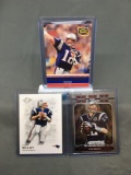 4 Card Lot of TOM BRADY New England Patriots Football Cards from Collection