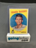 Hand Signed RONNIE HANSEN Baltimore Orioles Autographed 1958 Topps Vintage Baseball Card