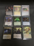 9 Card Lot of Magic the Gathering GOLD SYMBOL RARE CARDS From Collection