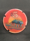 The Mill Casino - Coos Bay, Oregon - $5 Casino Chip from Huge Chip Collection