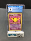 CGC Graded 2000 Pokemon Team Rocket 1st Edition #54 DROWZEE Trading Card - MINT 9