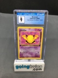 CGC Graded 2000 Pokemon Team Rocket 1st Edition #54 DROWZEE Trading Card - MINT 9