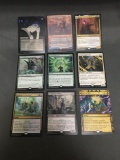 9 Card Lot of Magic the Gathering GOLD SYMBOL RARE CARDS From Collection