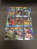 9 Card Lot of Mixed Sports Card PRIZMS and REFRACTORS with Stars and Rookies from Collection