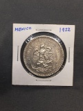 1932 Mexico 1 Peso Silver Foreign World Coin - 72% Silver Coin - .3856 Ounces Actual Silver Weight