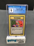 CGC Graded 2000 Pokemon Team Rocket 1st Edition #78 GOOP GAS ATTACK Trading Card - MINT 9