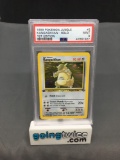 PSA Graded 1999 Pokemon Jungle 1st Edition #5 KANGASKHAN Holofoil Rare Trading Card - MINT 9