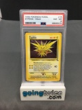 PSA Graded 1999 Pokemon Fossil #15 ZAPDOS Holofoil Rare Trading Card - NM-MT 8
