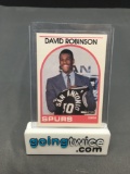 1989-90 Hoops #138 DAVID ROBINSON Spurs ROOKIE Basketball Card - HALL OF FAMER!