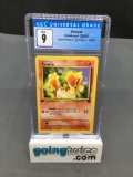 CGC Graded 2000 Pokemon Team Rocket 1st Edition #64 PONYTA Trading Card - MINT 9