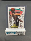 1997-98 Hoops #166 TIM DUNCAN Spurs ROOKIE Vintage Basketball Card