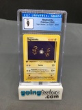 CGC Graded 2000 Pokemon Team Rocket 1st Edition #60 MAGNEMITE Trading Card - MINT 9