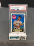 PSA Graded Baseball Card 2018 Topps Heritage GEM MT 10 - AUSTIN MEADOWS RC #568 - PIRATES