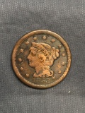 1853 United States Large Cent Coin from Estate Collection
