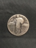1926 United States Standing Liberty Silver Quarter - 90% Silver Coin from Estate