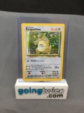 1999 Pokemon Jungle Unlimited #5 KANGASKHAN - Ink Missing Error - Holofoil Rare Trading Card