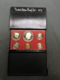 1974 United States Mint Uncirculated Proof Coin Set in Case