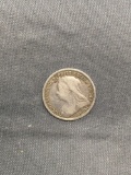 1898 Great Britain 3 Pence Silver Foreign Coin - 92.5% Silver Coin - 0.042 Ounces Actual Silver