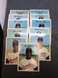 Lot of 11 1967 Dexter Press Jumbo Baseball Cards
