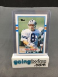 1989 Topps Football #70T TROY AIKMAN Dallas Cowboys Rookie Trading Card