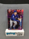 2020 Topps Chrome Baseball #161 NICO HOERNER Chicago Cubs Rookie Trading Card