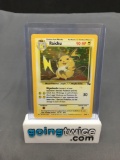 1999 Pokemon Fossil Unlimited #14 RAICHU Holofoil Rare Trading Card