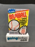 Factory Sealed 1989 FLEER BASEBALL 15 Card Hobby Pack - Ken Griffey Rookie? Cal Ripken Error?