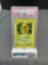 PSA Graded 1999 Pokemon Base Set 1st Edition Shadowless #33 KAKUNA Trading Card - GEM MINT 10