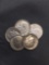 5 Count Lot of United States Roosevelt Dimes - 90% Silver Coins From Estate