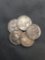 5 Count Lot of United States Buffalo Nickels Full Date - 90% Silver Coins from Estate