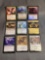 9 Card Lot of Magic the Gathering GOLD SYMBOL Rares and Foil Trading Cards from Binder Collection