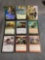 9 Card Lot of Magic the Gathering GOLD SYMBOL Rares and Foil Trading Cards from Binder Collection