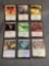 9 Card Lot of Magic the Gathering GOLD SYMBOL Rares and Foil Trading Cards from Binder Collection