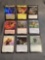 9 Card Lot of Magic the Gathering GOLD SYMBOL Rares and Foil Trading Cards from Binder Collection