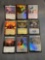 9 Card Lot of Magic the Gathering GOLD SYMBOL Rares and Foil Trading Cards from Binder Collection