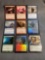 9 Card Lot of Magic the Gathering GOLD SYMBOL Rares and Foil Trading Cards from Binder Collection